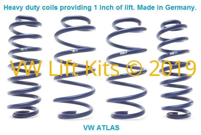 These Heavy Duty Springs are longer than stock that will never sag. Add 1.25 inches of Lift.